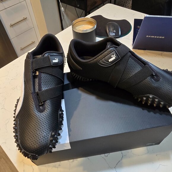 Puma Mostro PERF Sneakers Shoes Men's Size 10 397331-02 NEW BLACK WHITE - Picture 5 of 11